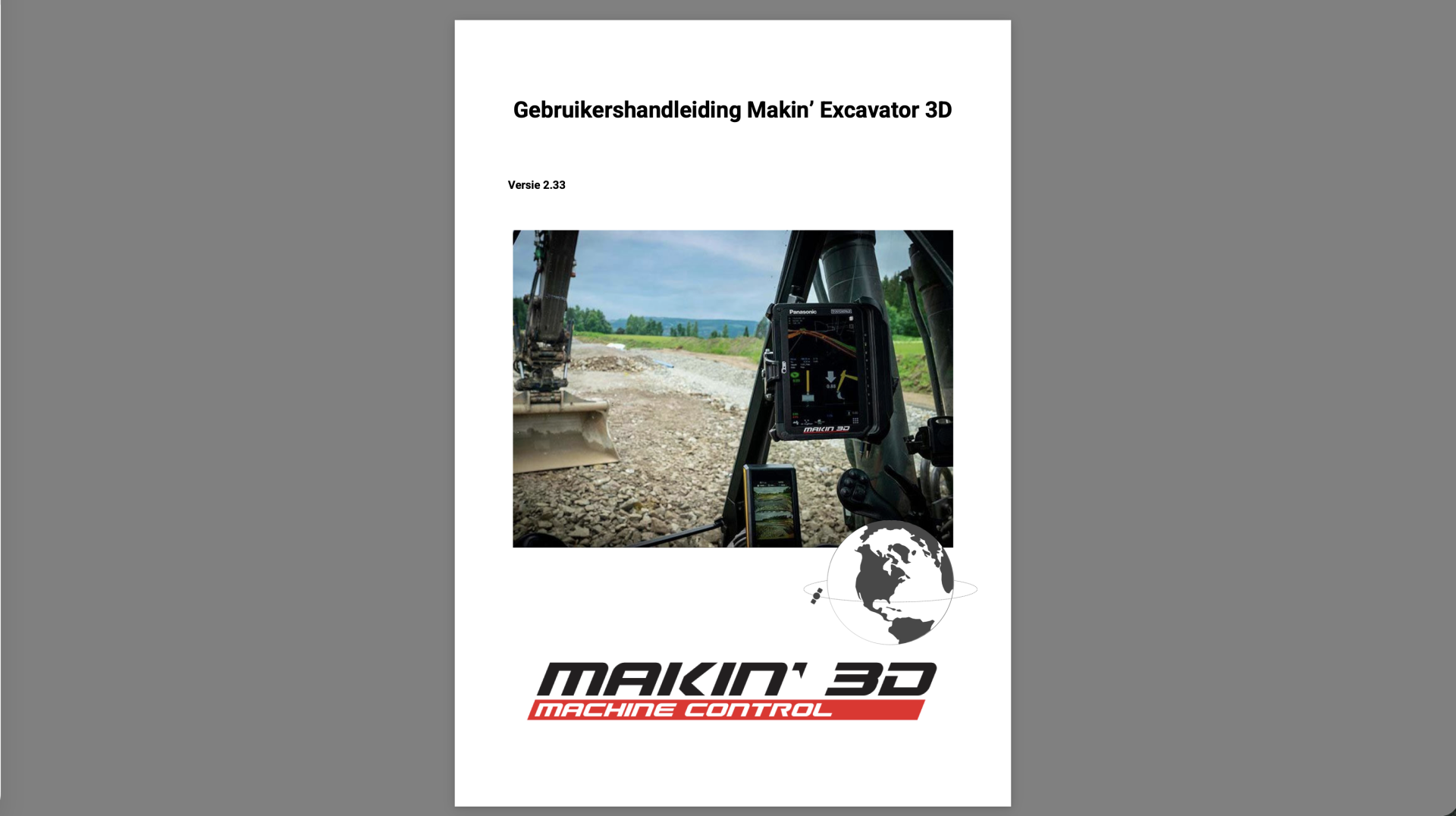 Kraan handleiding frontshot