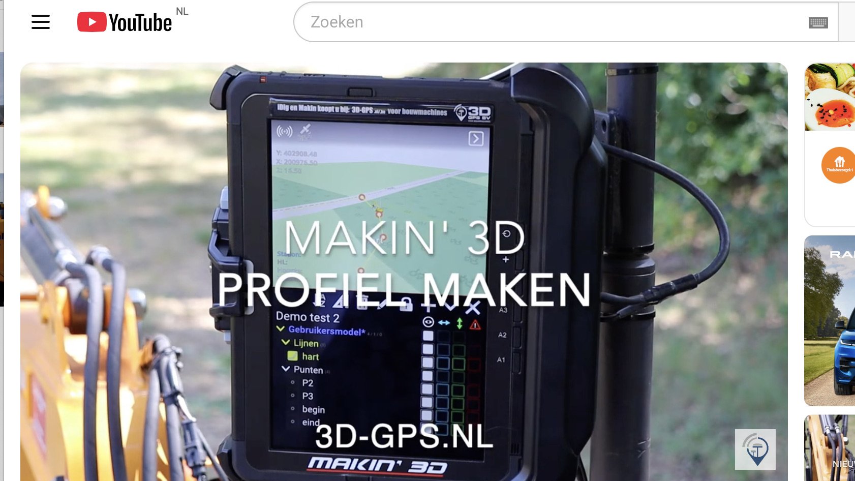 Foto Makin' 3D NL op YouTube